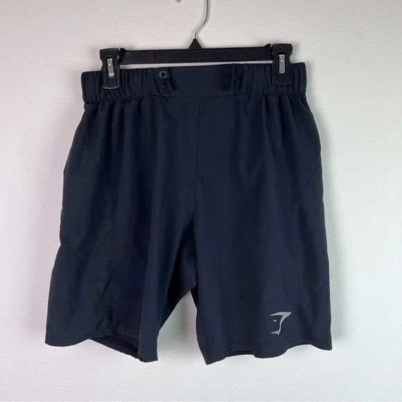 Gymshark Women's Shorts Black Size Small Loose Training Shorts Athletic Running - Picture 1 of 8
